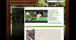 Desktop Screenshot of dorothydaycwfarm.org